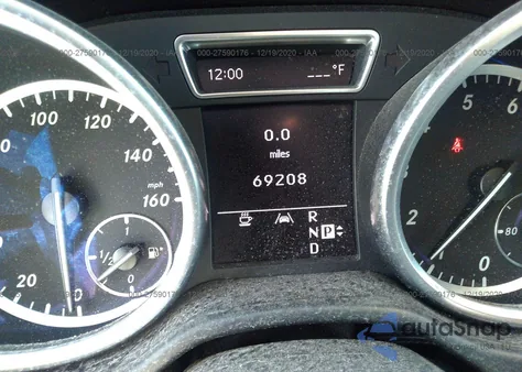 2012 Mercedes-Benz Ml 350 из США, поврежденный, VIN 4JGDA5HB1CA064284